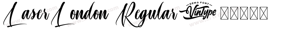 LaserLondon Regular字体转换